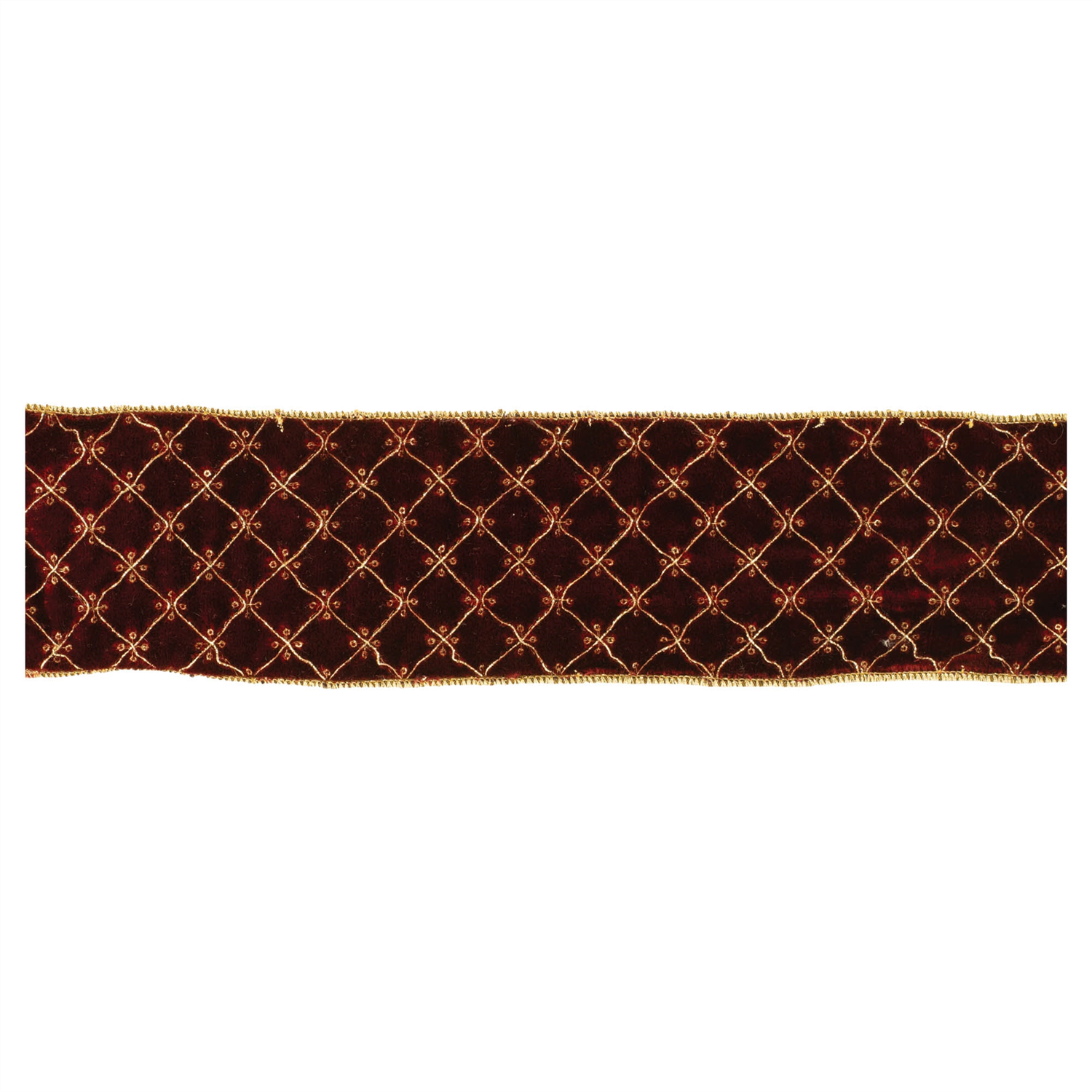 4” x 5 Yds. Wired Polyester (Set of 2)