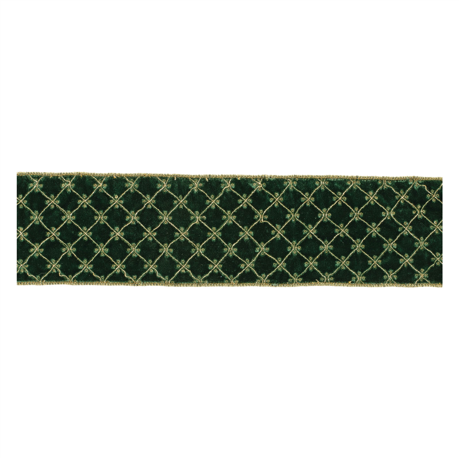 4” x 5 Yds. Wired Polyester (Set of 2)