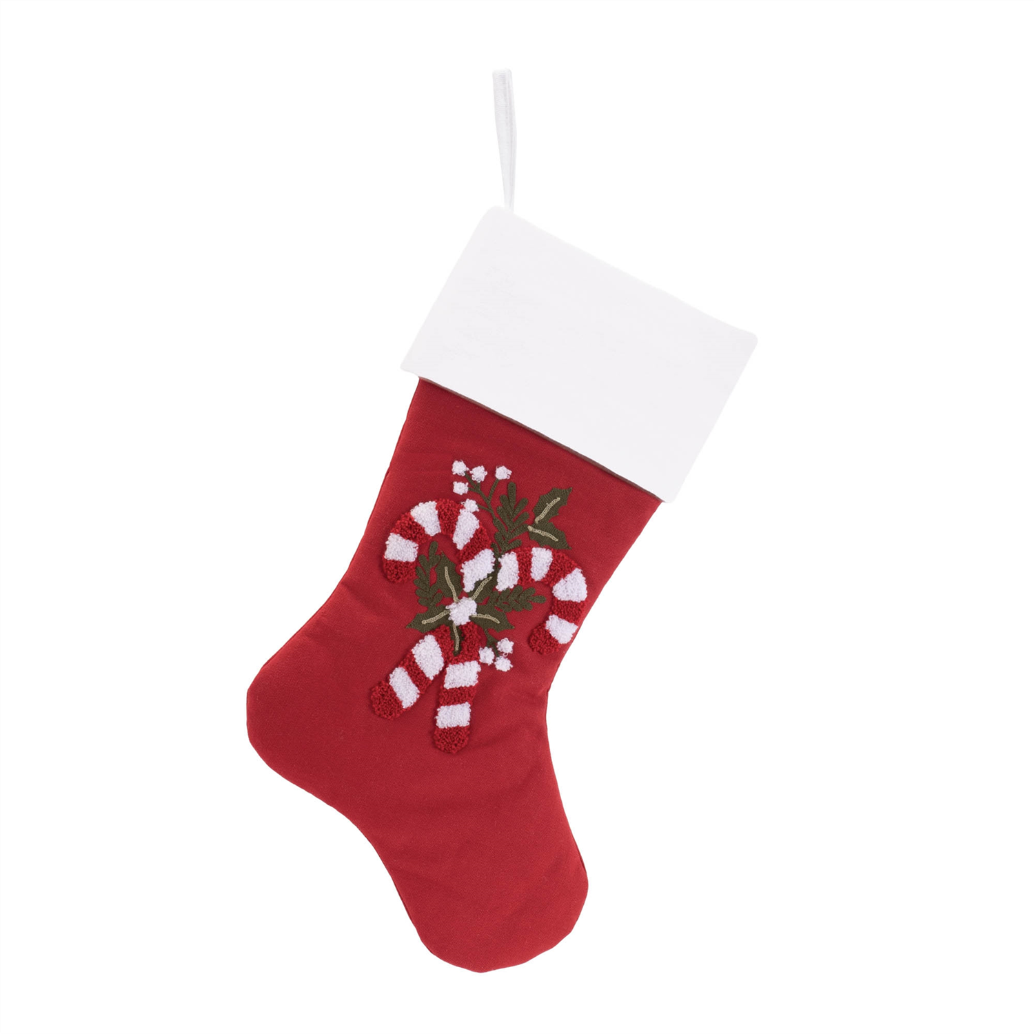 Stocking (Set of 2) 17”H Cotton