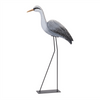 Heron Bird 29.5”H Wood/Iron