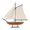 Sail Boat 19.5"L x 18.75"H Iron/Wood