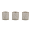 Votive Holder (Set of 3) 2.5"D x 3"H Glass