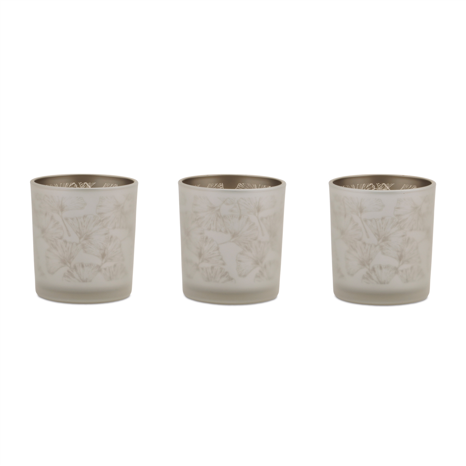 Votive Holder (Set of 3) 2.5"D x 3"H Glass
