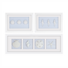 Framed Sand Dollar and Shells Print (Set of 3) 13"L x 9"H, 26.5"L x 9"H Plastic/Resin