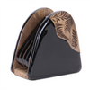 Coaster w/Holder (Set of 5) 5”H Wood
