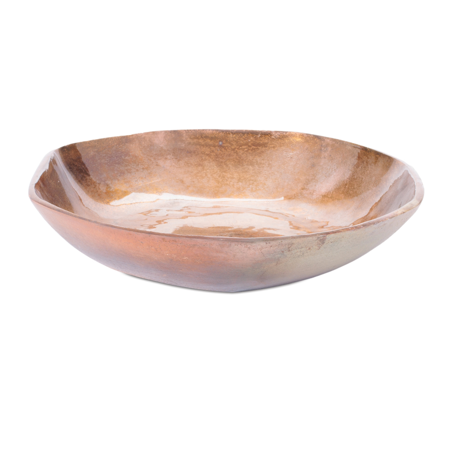 Bowl 13.75"D x 3"H Aluminum