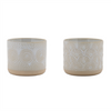 Container (Set of 2) 4.75"D x 4"H Porcelain
