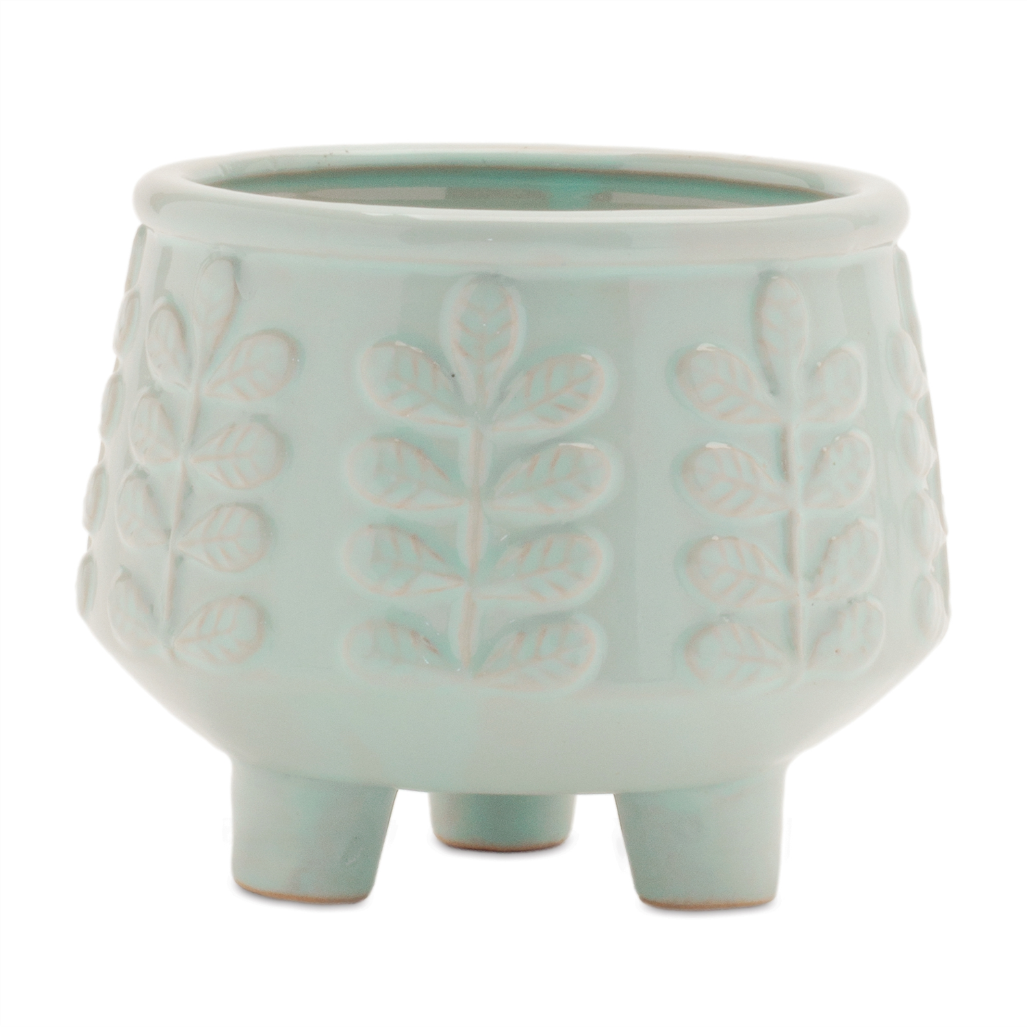 Container (Set of 4) 4.75"D x 4"H Ceramic