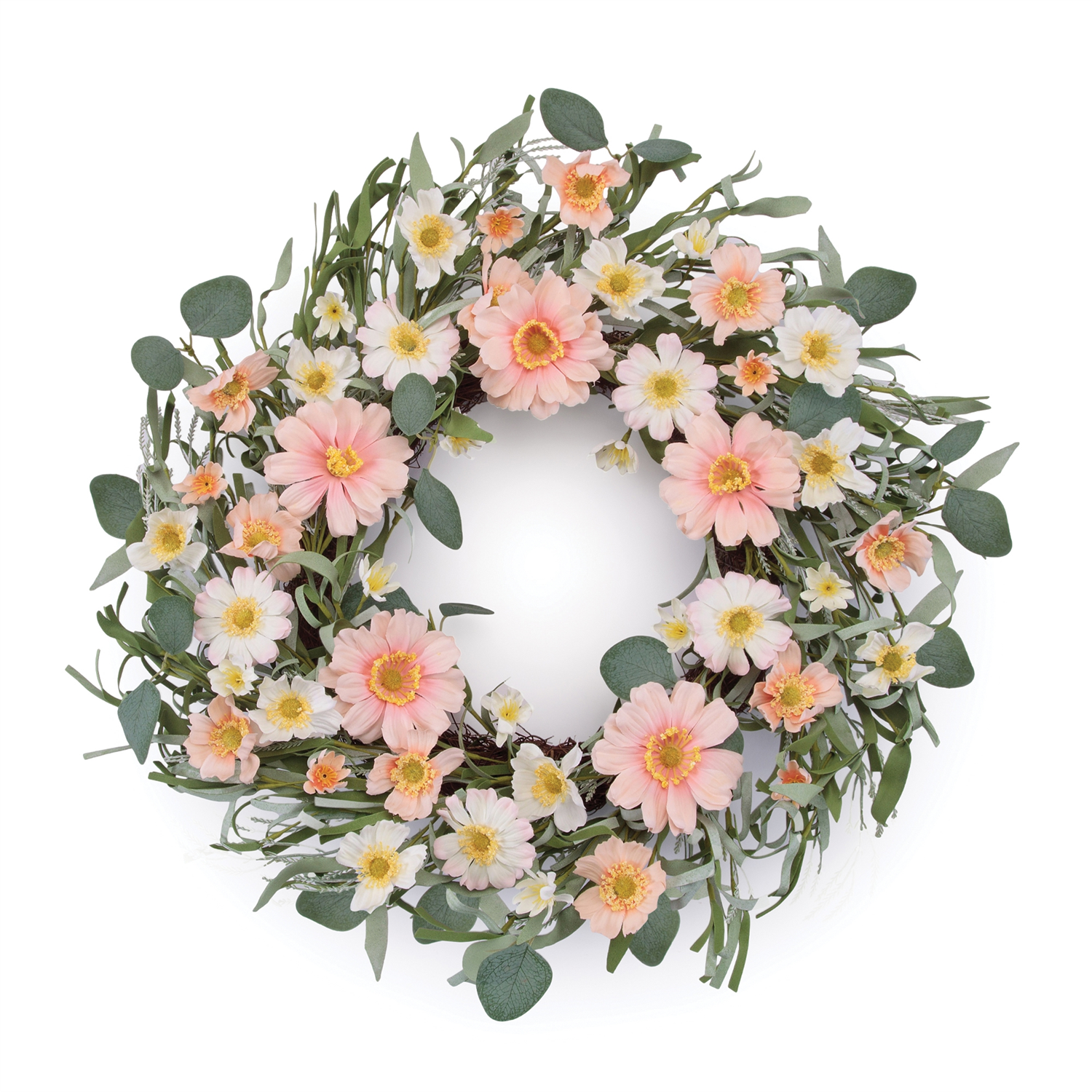 Floral Wreath 22”D EVA/Polyester