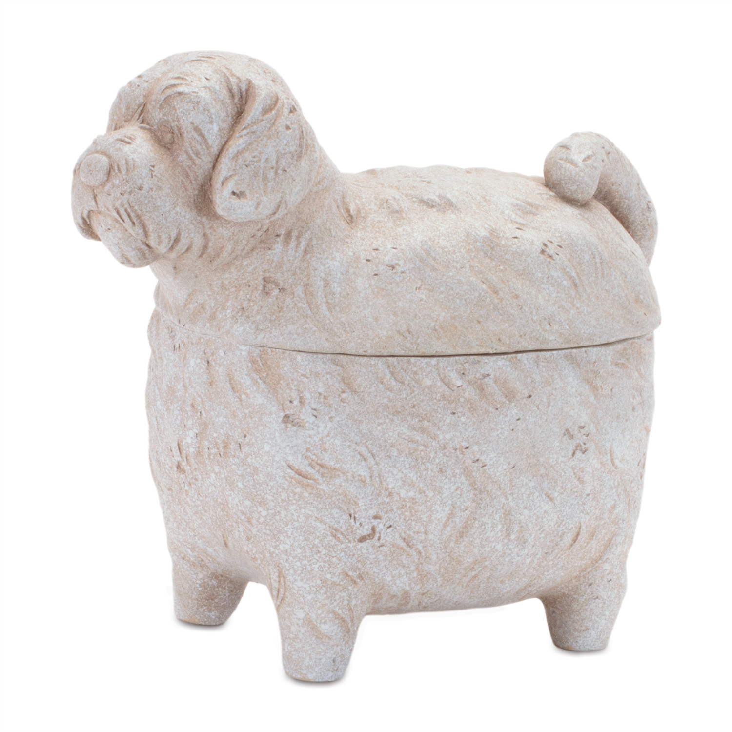 Dog Box (Set of 4) 5"L x 5.25"H Resin