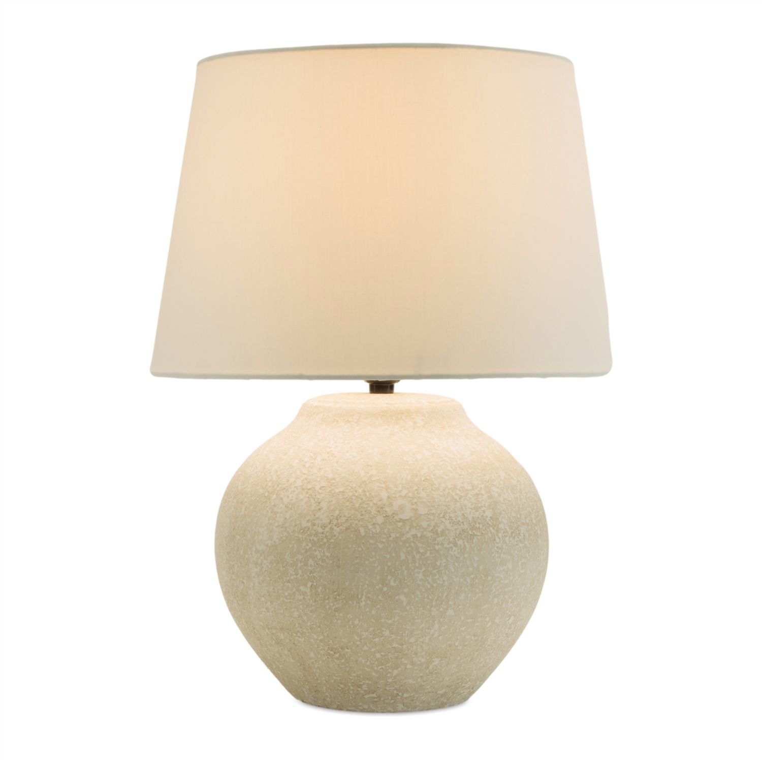 Table Lamp 20”H Ceramic/Linen