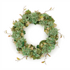 Hydrangea Wreath 32”D Fabric