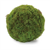 Moss Orb (Set of 2) 7”D Polyester/Plastic