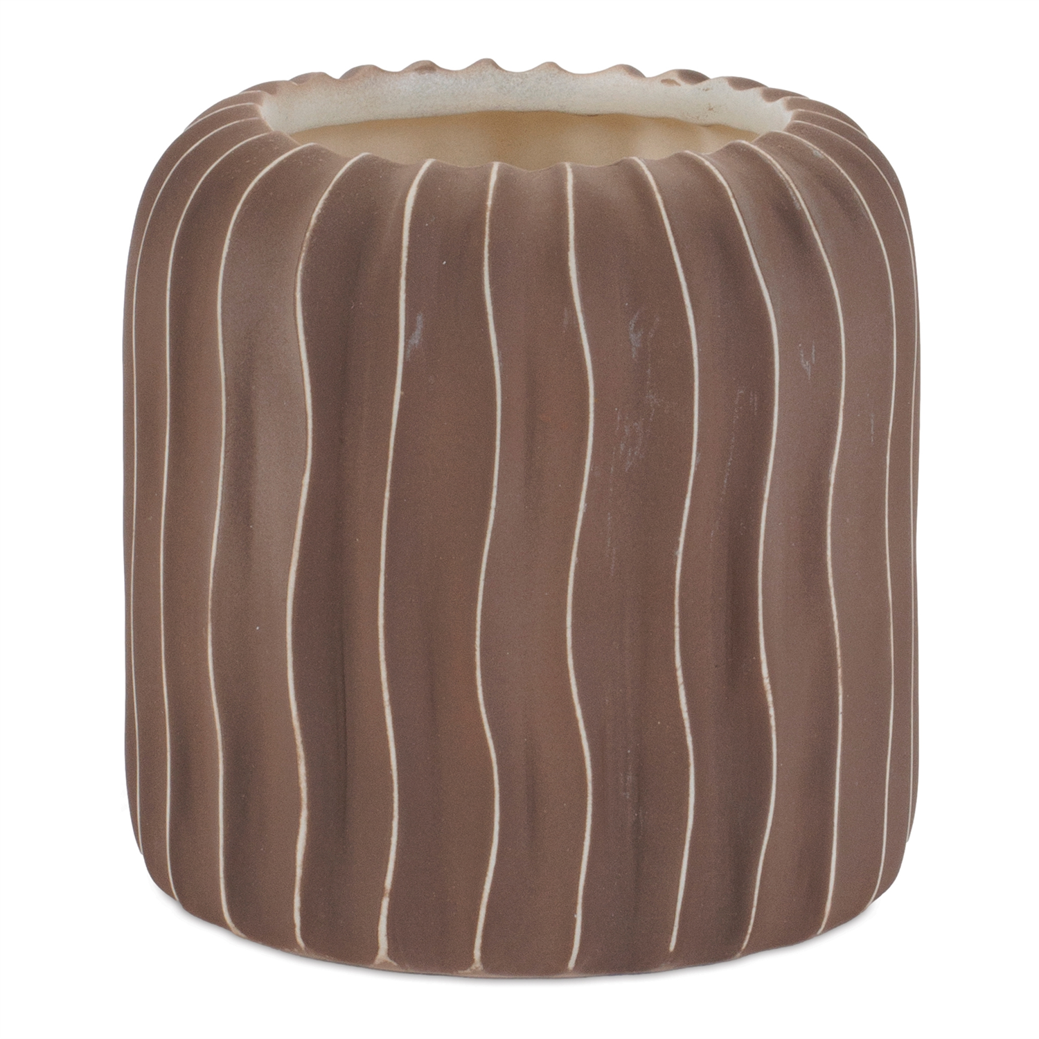 Container (Set of 2) 4.75"D x 5"H Ceramic