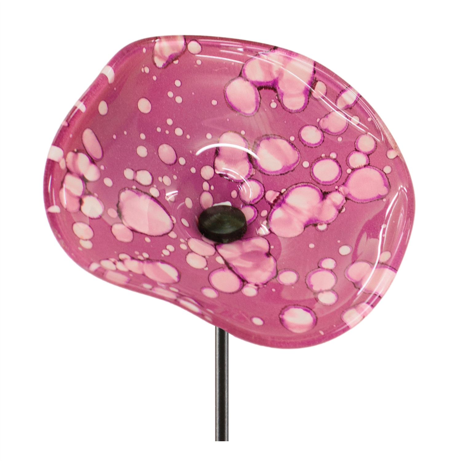 Flower Stake (Set of 2) 18.5"H Glass/Iron