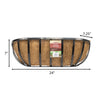 24" Cambridge Premium Wall Trough with Coco Liner