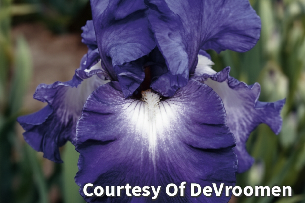 Iris g. 'Speeding Again' (Rebloom)