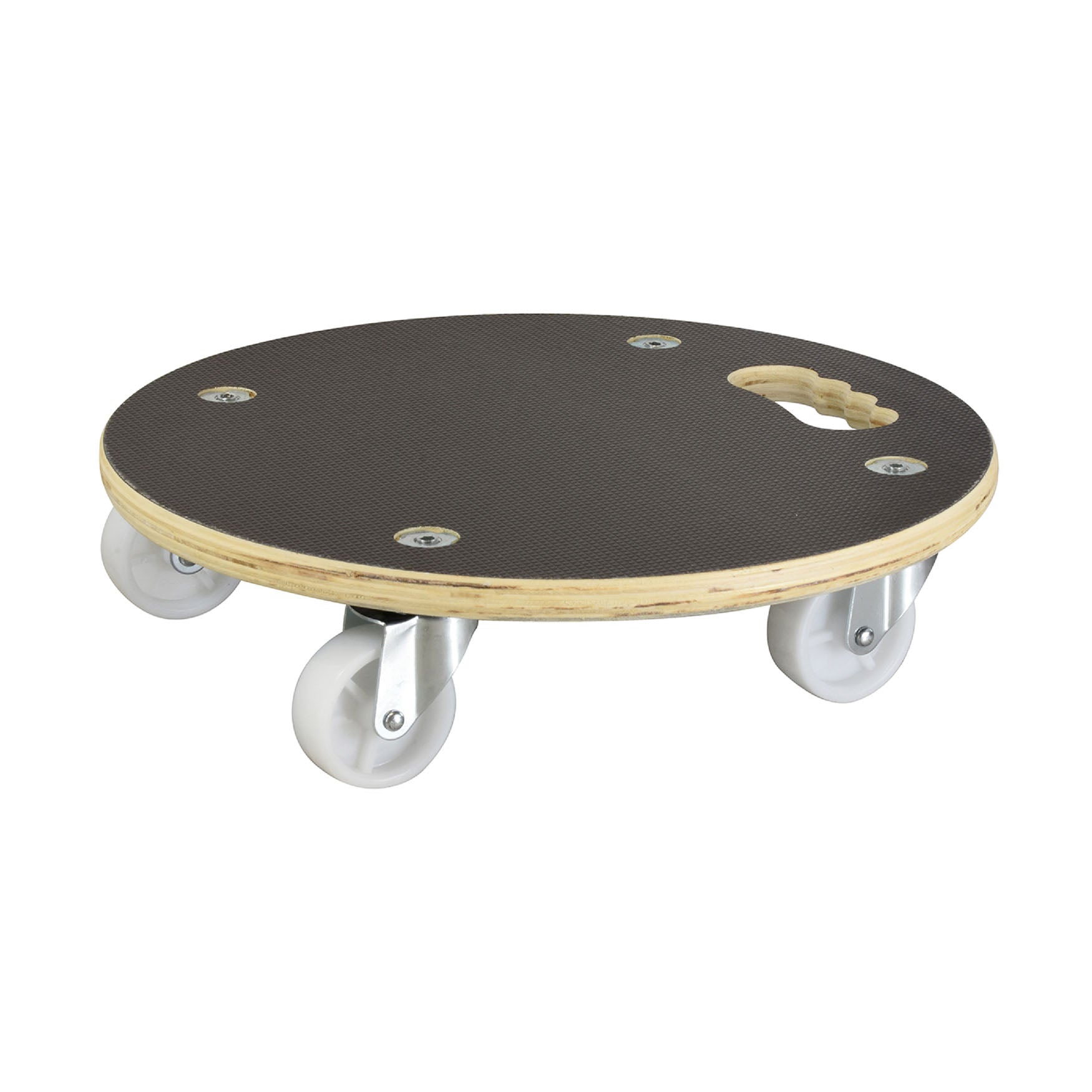 15" Black Round MaxiGrip Plant Caddy