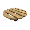 11.4" Round Bamboo Plant Caddy