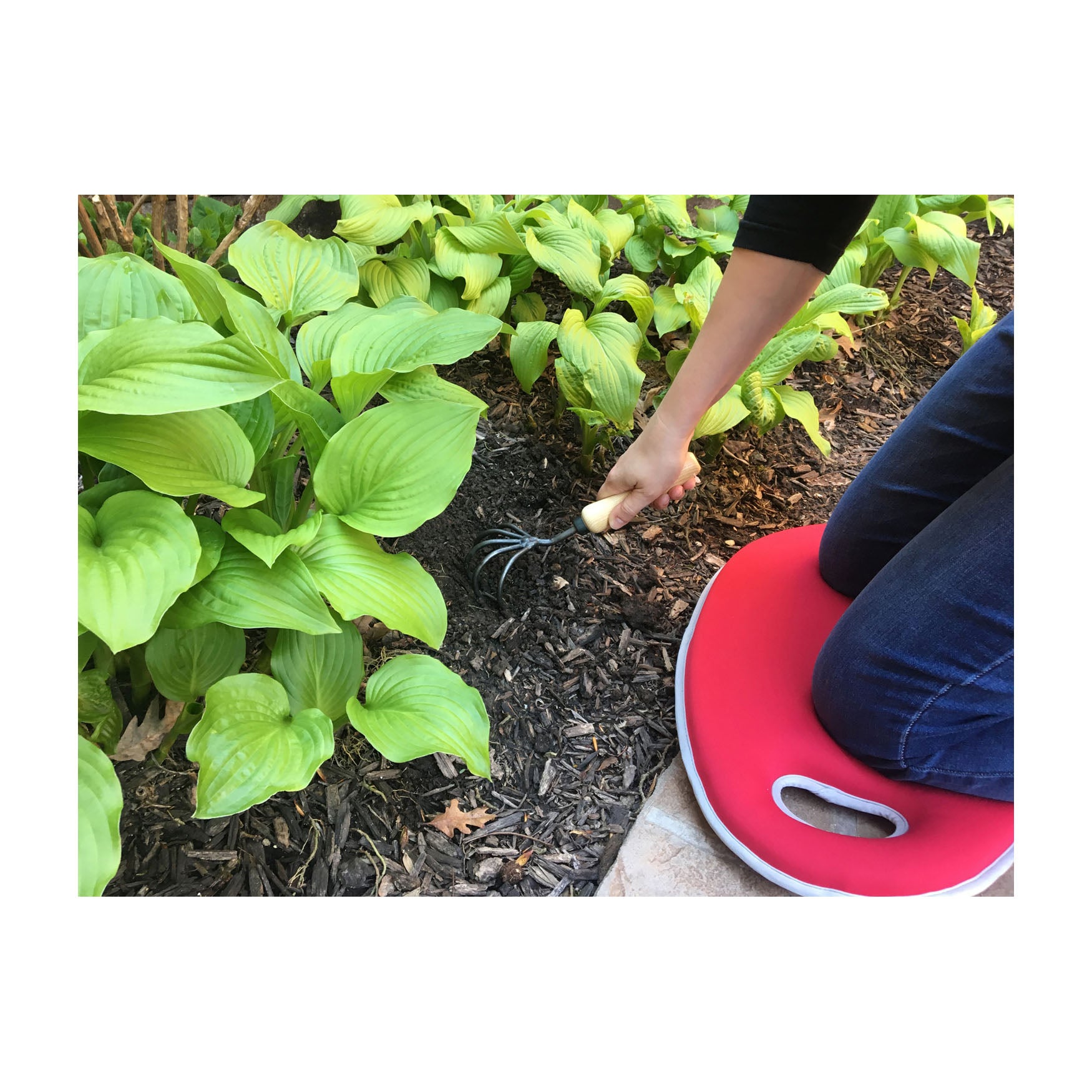 Red Memory Foam Kneeling Cushion