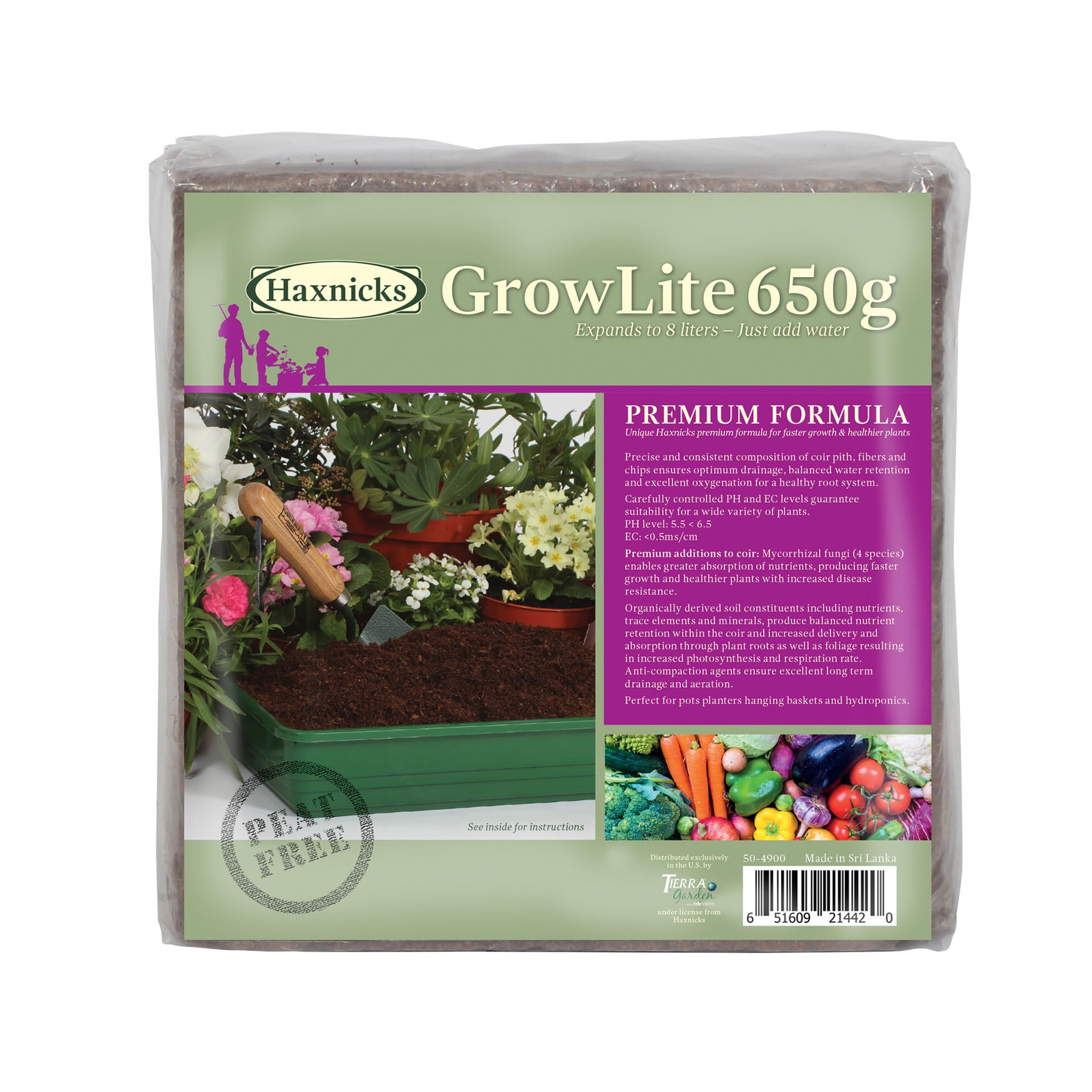 Coir Pith 650G Block - Omri Premium Mix