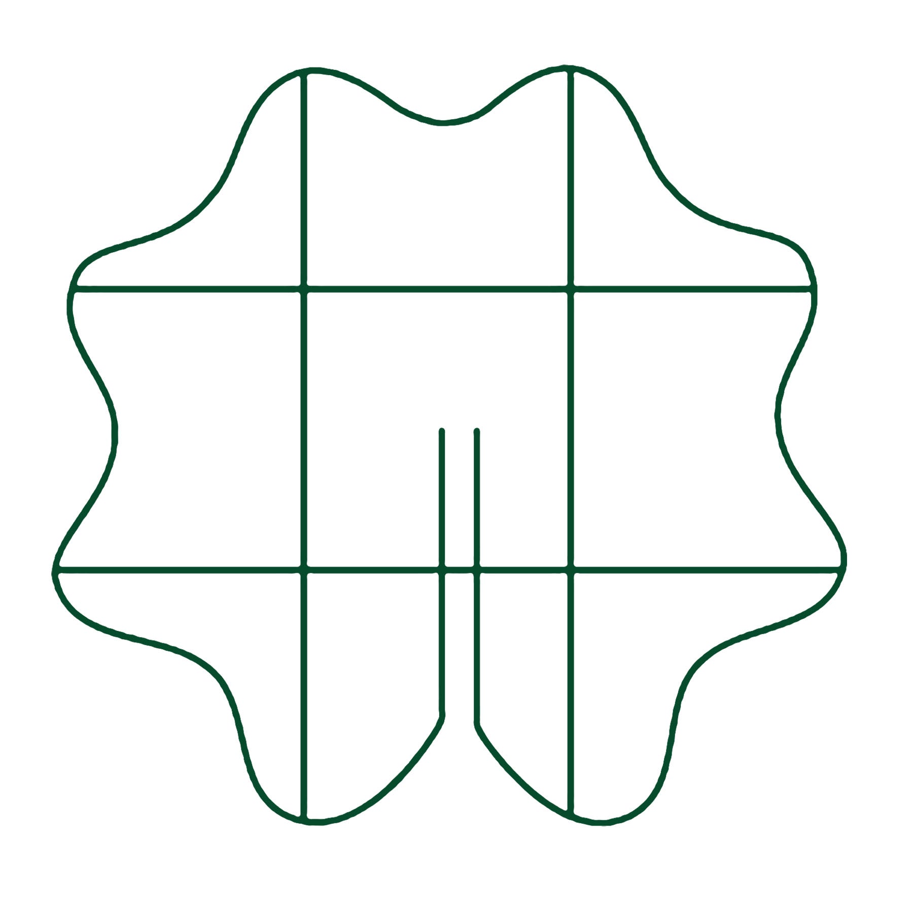 Plant Support Grid 17" Scalloped Circle