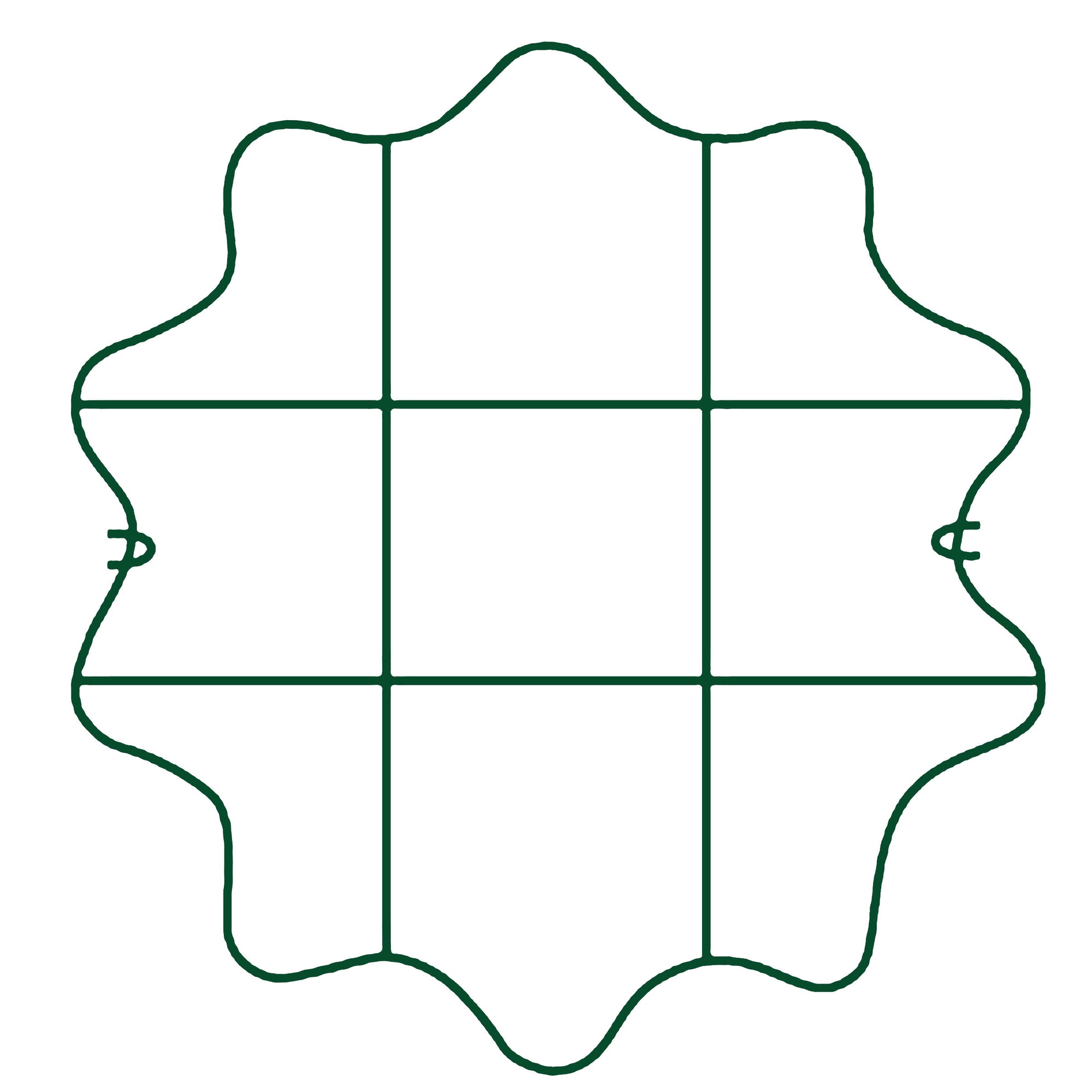 Plant Support Grid 21" Scalloped Circle