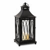 Lantern (Set of 3) 11.5"H,16"H,24"H Metal/Glass