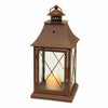 Lantern (Set of 3) 11.5", 17", 24"H Metal/Glass