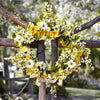 Daisy Wreath 24"D Polyester