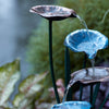 Bronze Metal Lotus Leaf Fountain 22"H