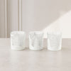 Tree Votive Holder (Set of 12) in PVC Box 3.5"H Glass