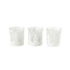 Tree Votive Holder (Set of 12) in PVC Box 3.5"H Glass