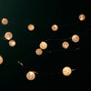 Ball Ornament Light String 11'L Copper/Glass
