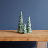 Glittered Holiday Tree (Set of 6)