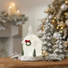 Church Snow Globe/Timer 10.5"H Acrylic