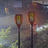 Solar-Powered "TH" Torches with Ground Spikes Set of 2