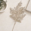 Gold Glitter Fern Spray (Set of 12)