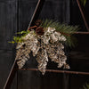 Gold Glitter Fern Spray (Set of 12)