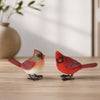 Cardinal (Set of 4) 4”H Resin