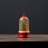 Snow Globe w/Tree 10.5”H Plastic 6 Hr Timer 3 AA Batteries, Not Included or USB Cord Included