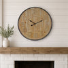 Wall Clock 31.5”D MDF/Iron