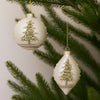 Ornament (Set of 6) 5"H, 6"H Glass