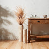 Vase 23.5”H Wood