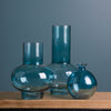 Vase (Set of 2) 7"D x 11.75"H Glass