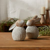 Bunny (Set of 2) 5"H, 6"H Resin
