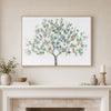 Birds in Tree Print 35"L x 28"H Plastic/Paper