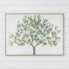 Birds in Tree Print 35"L x 28"H Plastic/Paper