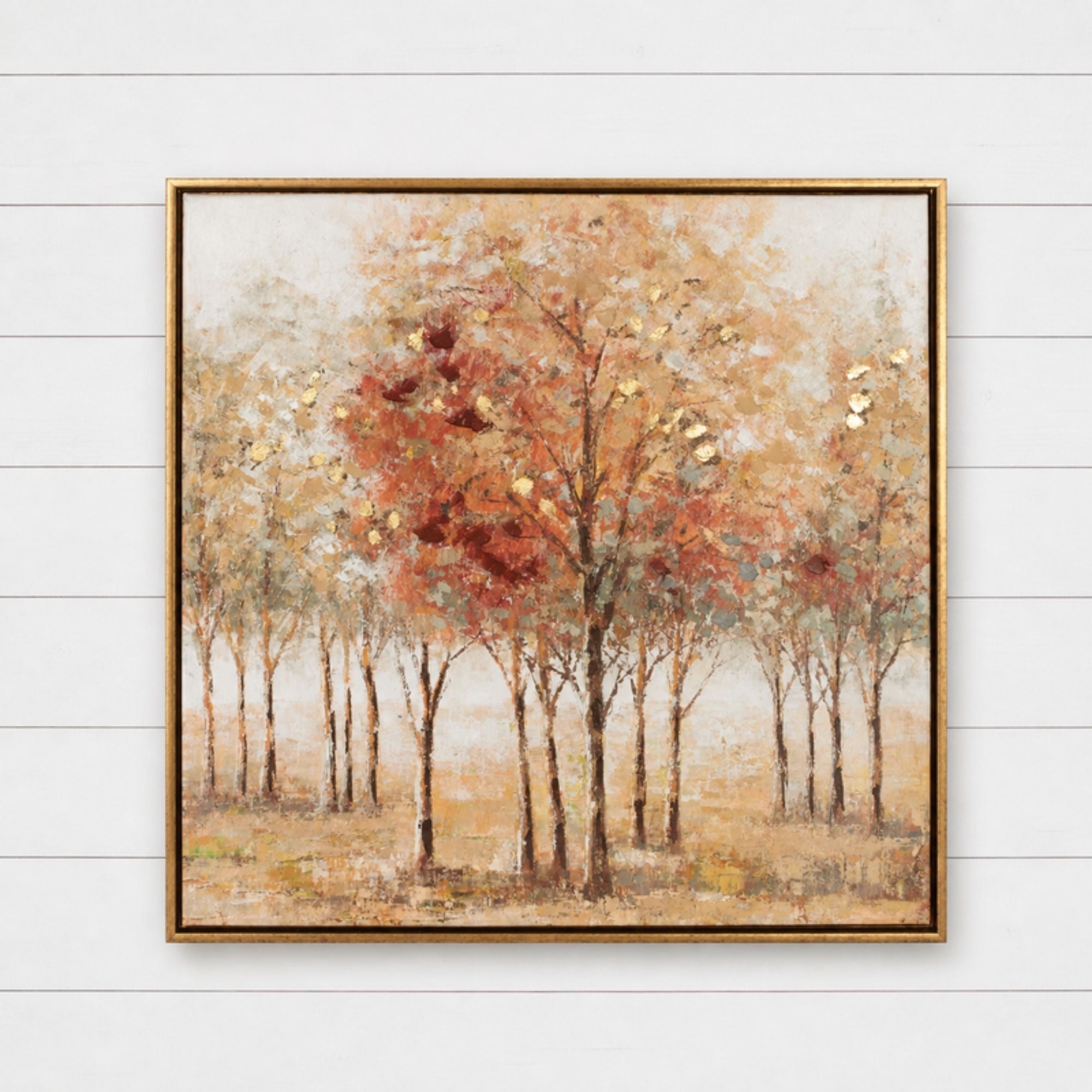 Framed Tree Canvas 24”SQ Canvas/Wood/Plastic