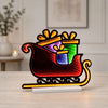Sleigh w/Packages Ekkolight 17"L x 14.5"H Acrylic UL Plug